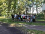 Соревнования среди трудовых отрядов старшеклассников.